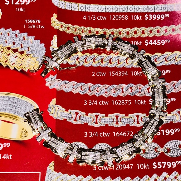 REAL DIAMOND 2ct genuine natural NOT CZ bracelet! - Picture 6 of 8